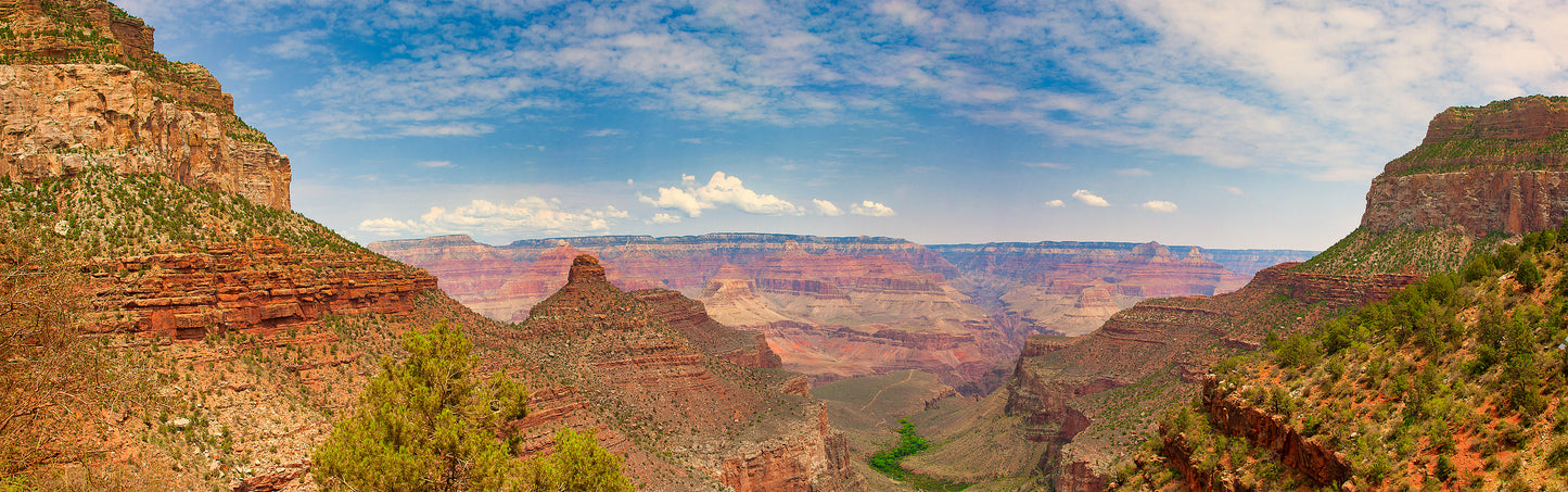 Bright Angel Trail Panoramic -- Grand Canyon NP