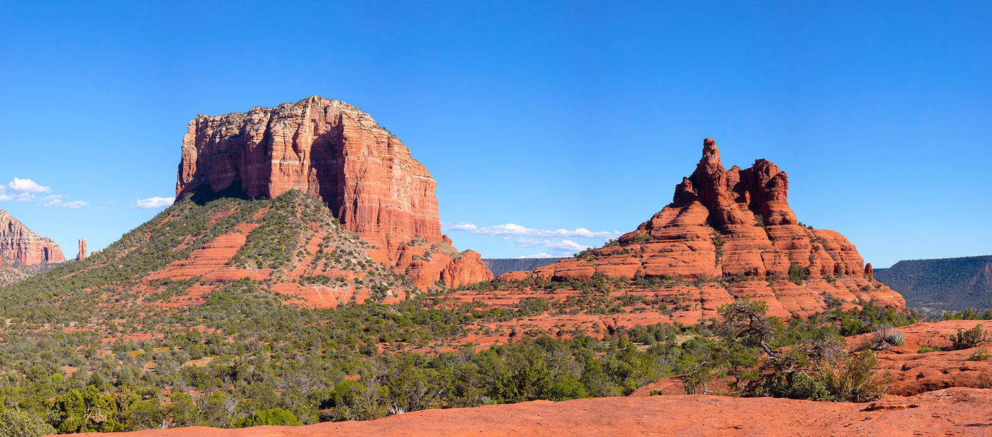 Sedona Arizona -- Court House Butte and Bell Rock Formations -- 2023