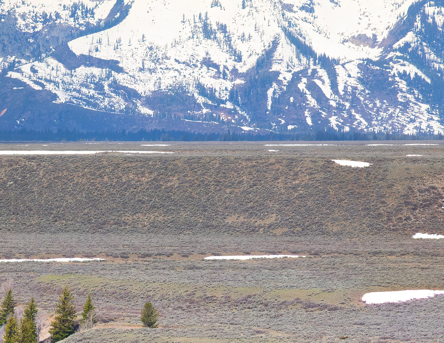 Snake River Overlook at Grand Tetons NP -- Full Panoramic