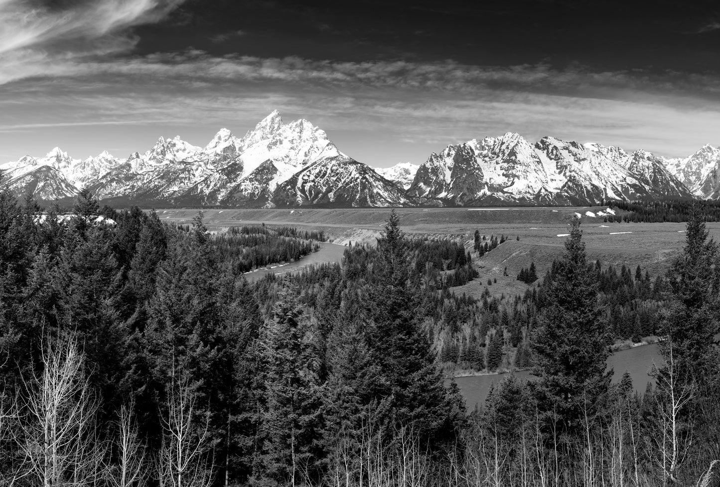 Snake River Overlook at Grand Tetons NP