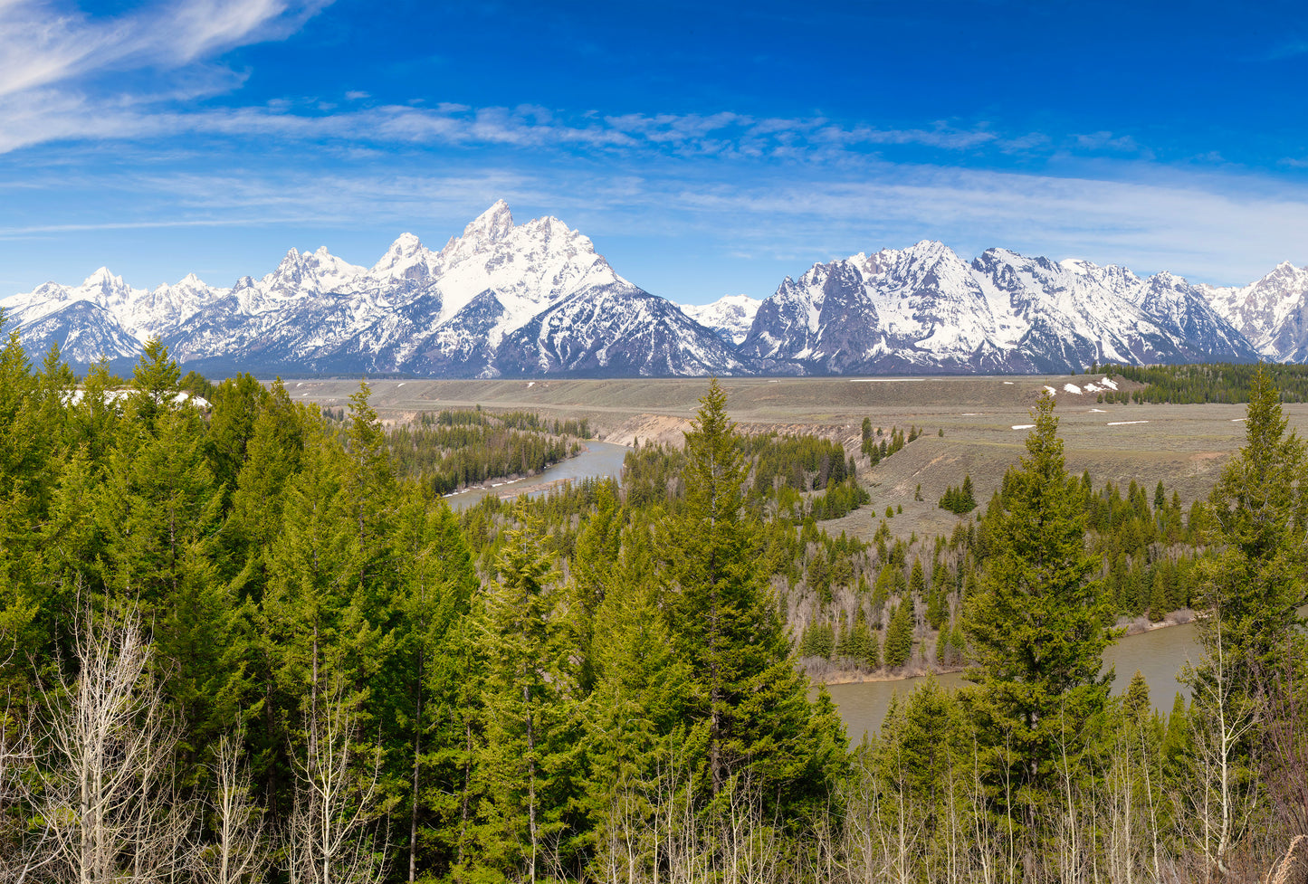 Snake River Overlook at Grand Tetons NP